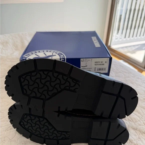 Birkenstock Black Leather Highwood Slip On Women’s Boots Size 41 - Picture 8 of 8